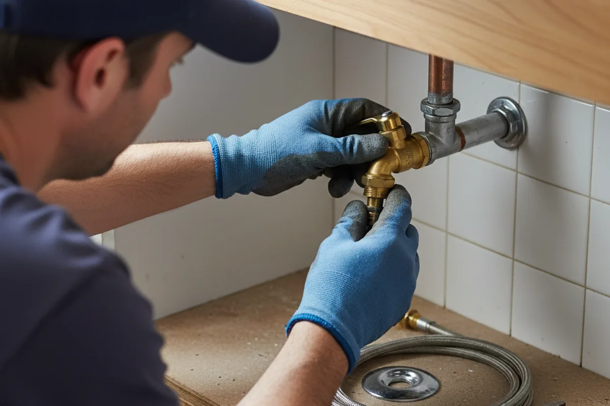 Shutoff valve and fitting work during Repiping in Carmichael